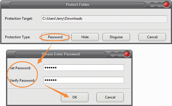 Password-protect Folder